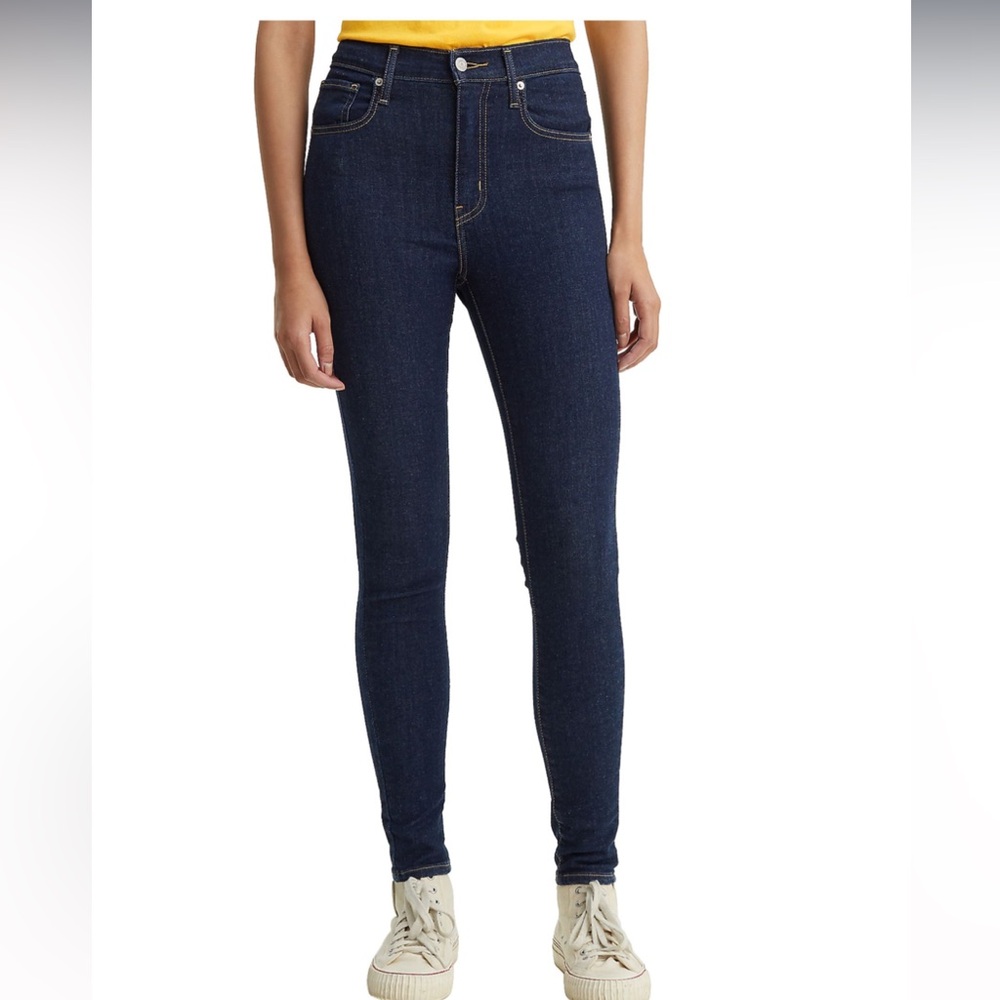 Levi’s Mile High Super Skinny Dark Wash Jeans